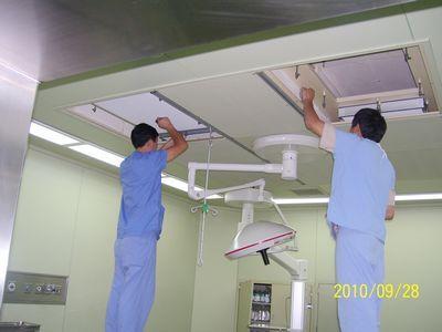 我司為廣（guǎng）州市紅十字會醫院手術室ICU初（chū）中高效空氣過濾器更換項目取（qǔ）得圓滿成功